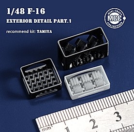 [사전 예약] 4809 1/48 F-16 Falcon Exterior Detail Part 1 for Tamiya