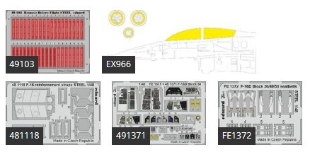 BIG49386 1/48 F-16D Block 50 1/48 KINETIC