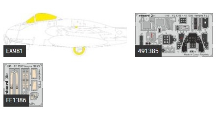 BIG49395 1/48 Vampire FB.9 1/48 AIRFIX