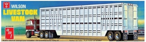 [사전 예약] AMT01106 1/25 WILSON LIVESTOCK VAN TRAILERAMT MODELS