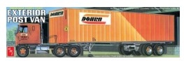 [사전 예약] AMT01357 1/25 FRUEHAUF EXTERIOR POST TRAILER DOHRN 40'AMT MODELS