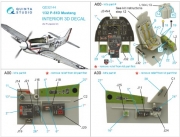 [사전 예약] QD32144 1/32 P-51D Mustang 3D-Printed & coloured Interior on decal paper (Trumpeter)