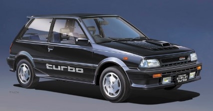 [사전 예약-3월] HSG20687 1/24 Toyota Starlet EP71 Turbo S (3 Door) Early Model