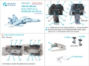 [사전 예약] QDS+48347 1/48 FA-18D late 3D-Printed & coloured Interior on decal paper (Hasegawa) (with 3D-printed resin parts) (Small version)