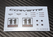 [사전 예약] PL-D24003 1/25 C6 Carbon Edition Decal Set for Revell