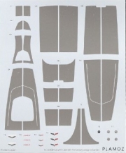 [사전 예약] PL-D24004 1/25 Corvette C6 60th Anniversary Decal Set for Revell