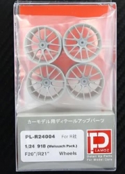 PL-R24004 1/24 918 (Weissach Package) F20" R21" Wheels Set for Revell