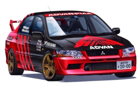 [사전 예약] FUJ04762 1/24 Advan Peer Lancer Evolution VII