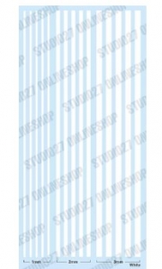 ST27-FP0044 Line decal : White [1mm,2mm,3mm] STUDIO27 【Original Decals】