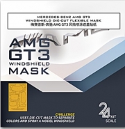 [사전 예약] D24001 1/24 Mercedes-Benz AMG GT3 Windshield DIE-CUT Flexible Mask FOR 1/24 TAMIYA