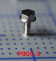 [사전 예약] ISAM P005-3 M1.4x4.0mm Hex-Flange-Bolts with Thread (10 pcs)