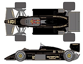 SHK-D497 1/20 Lotus Type97T 1985 for Fujimi