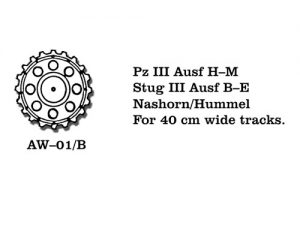 [사전 예약] AW – 01/B 1/35 Pz III Ausf H-M, Stug III Ausf B-E, Nashorn/Hummel