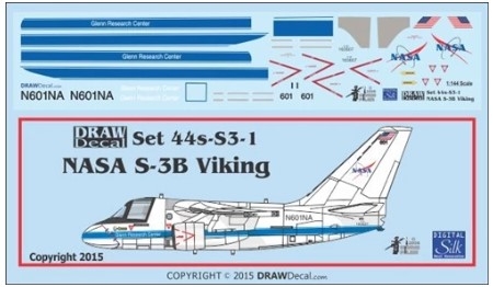 72-S3-1 1/72 NASA S-3B Viking