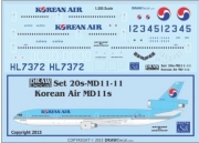 20-MD11-11 1/200 Korean Air MD11s