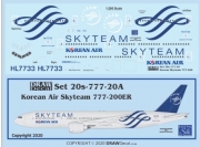 20-777-20A 1/200 Korean Air Skyteam 777-200ER