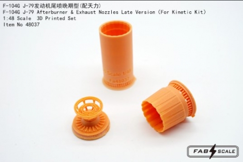 [사전 예약] Fa48037 1/48 F-104G J-79 Afterburner & Exhaust Nozzles Late Version（For Kinetic Kit）