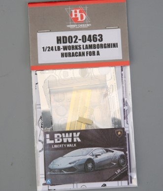 HD02-0463 1/24 LB-Works Lamborghini Huracan For A （059906）（PE+Resin）