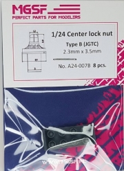 [사전 예약] A24-007B 1/24 Center Lock Nut B (Nakrętka centralna racing JGTC) 1/24