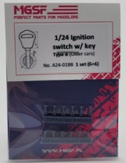 [사전 예약] A24-018B 1/24 Ignition switch with key Type B ('80-'00 cars) 1/24