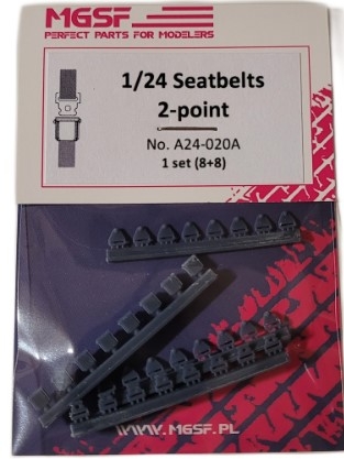 [사전 예약] A24-020A 1/24 2-Point Seatbelts 1/24-1/25