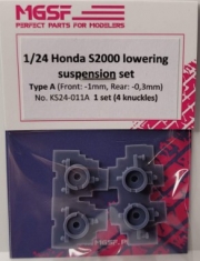 [사전 예약] KS24-011A 1/24 Honda S2000 low suspension set (Zwrotnice obniżające Tamiya Honda S2000) 1/24