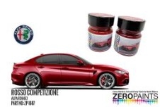 [사전 예약] ZP-1687 Alfa Romeo Guilia Quadrifoglio 361/B Rosso Competizione Paint Set 2x30ml