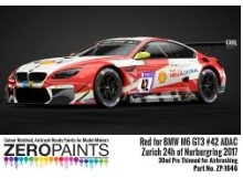 [사전 예약] ZP-1646 BMW M6 GT3 42 Zurich 24h Of Nurburgring 2017 Red Paint 30ml