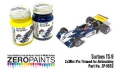 [사전 예약] ZP-1652 Surtees TS-9 Blue/Yellow Paint Set 2x30ml