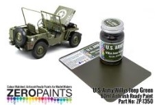 [사전 예약] ZP-1350 U.S. Army Willis Jeep Green Paint 60ml