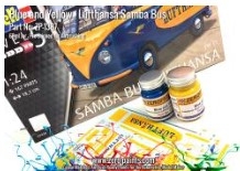 [사전 예약] ZP-1387 Lufthasa Samba Bus - Blue and Yellow Paint Set 2x30ml