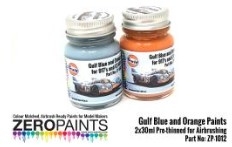 [사전 예약] ZP-1012 Gulf Blue and Orange Paints 2x30ml