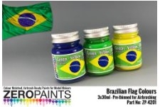 [사전 예약] ZP-4201 Brazilian Flag Coloured Paints 3x30ml