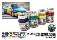 [사전 예약] ZP-1526 Volkswagen Harlequin Paint Set 4x30ml