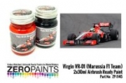 [사전 예약] ZP-1145 Virgin VR-01 (Marussia F1 Team) Paint Set 2x30ml