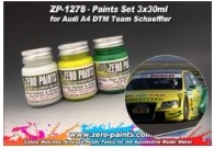 ZP-1278 Audi A4 DTM Team Schaeffler Paint Set 3x30ml