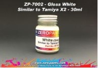 ZP-7002 White Paint 30ml - Similar to Tamiya X2