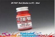 [사전 예약] ZP-7007 Red Paint 30ml - Similar to Tamiya X7
