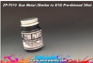 [사전 예약] ZP-7010 Gun Metal Paint 30ml - Similar to Tamiya X10