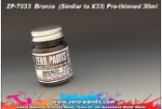 [사전 예약] ZP-7033 Bronze Paint 30ml - Similar to Tamiya X33