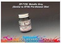 [사전 예약] ZP-7156 Metallic Grey Paint 30ml - Similar to Tamiya XF56