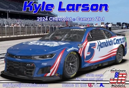 [사전 예약] SJM-2024KLP 1/24 Kyle Larson 2024 NASCAR Chevrolet Camaro ZL1 Race Car (Primary Livery) (Ltd Prod)