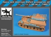 [사전 예약] T48073 1/48 Heavy tank destroyer Elefant accessories set for Tamiya