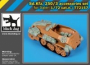 [사전 예약] T72157 1/72 Sd.Kfz 250/3 accessories set for Italeri