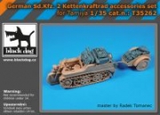 [사전 예약] T35262 1/35 German Sd.Kfz 2 Kettenkrattrad accessories set for Tamiya