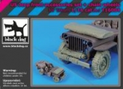[사전 예약] T16004 1/16 US Jeep front accessories set ,chain wheels
