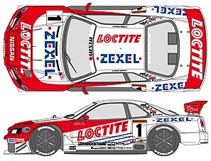 SHK-D396 1/24 Loctite GT-R R34 2000 for Tamiya