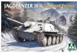 [사전 예약] BT2181 1/35 Jagdpanzer 38(t) Command Version w/Full Interior & Winterketten