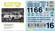 DCL-DEC065 1/12 Porsche 934 RSR Team Vasek Polak sponsored by First National City Travellers Checks