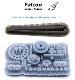 [사전 예약] FSM-P006 1/12 Chain set for 1/12 scale models: Honda NSR500